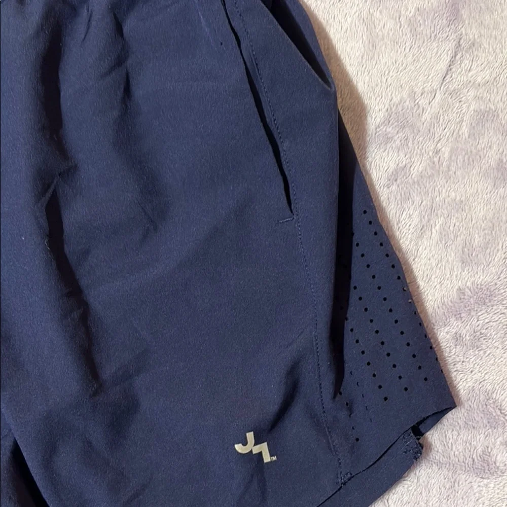 JoyLab Blue Athletic Shorts Elastic Waist Moisture-Wicking - Picture 2 of 7